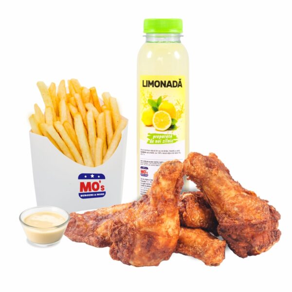 Meniu Aripioare de pui 7 buc. + limonada / socata