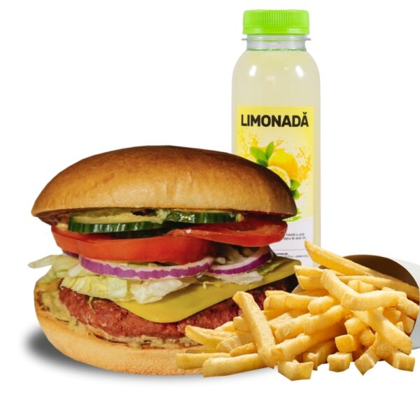 Meniu Vegi Mo's Burger cu limonada / socata